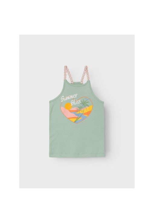 Tricou copii -  523916 - Verde - Bumbac --FETE/IMBRACAMINTE/Tricouri si maiouri-IMBRACAMINTE/Tricouri si maiouri