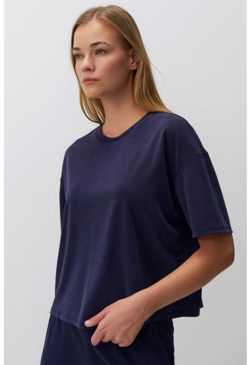 Tricou crop lejer din amestec de modal-FEMEI/IMBRACAMINTE/Tricouri si maiouri-IMBRACAMINTE/Tricouri si maiouri