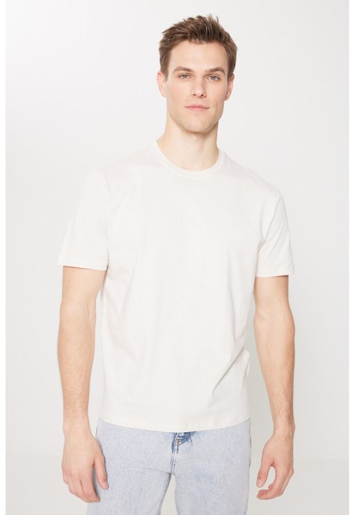 Tricou cu decolteu la baza gatului-BARBATI/IMBRACAMINTE/Tricouri si maiouri-IMBRACAMINTE/Tricouri si maiouri