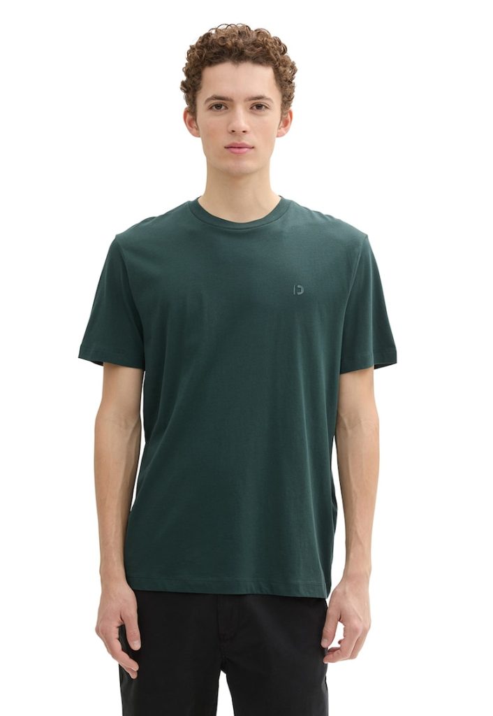 Tricou cu decolteu la baza gatului din bumbac organic-BARBATI/IMBRACAMINTE/Tricouri si maiouri-IMBRACAMINTE/Tricouri si maiouri
