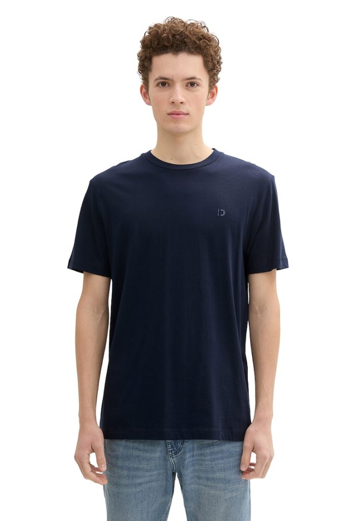 Tricou cu decolteu la baza gatului din bumbac organic-BARBATI/IMBRACAMINTE/Tricouri si maiouri-IMBRACAMINTE/Tricouri si maiouri