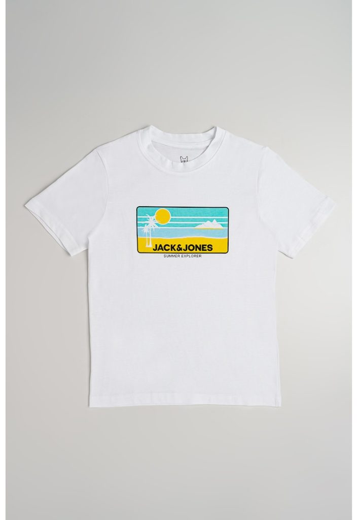 Tricou cu decolteu la baza gatului si logo-BAIETI/IMBRACAMINTE/Tricouri si maiouri-IMBRACAMINTE/Tricouri si maiouri