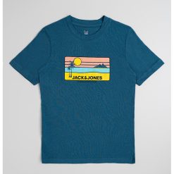 Tricou cu decolteu la baza gatului si logo-BAIETI/IMBRACAMINTE/Tricouri si maiouri-IMBRACAMINTE/Tricouri si maiouri