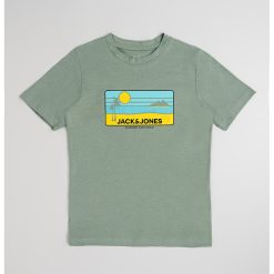 Tricou cu decolteu la baza gatului si logo-BAIETI/IMBRACAMINTE/Tricouri si maiouri-IMBRACAMINTE/Tricouri si maiouri