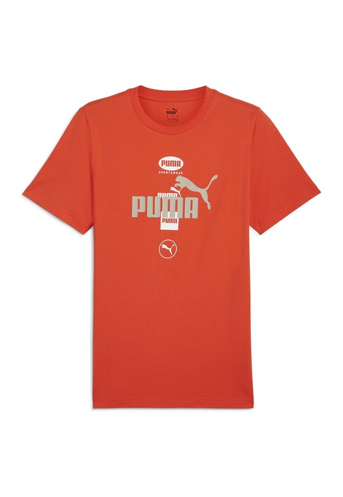 Tricou cu decolteu la baza gatului si logo-BARBATI/IMBRACAMINTE/Tricouri si maiouri-IMBRACAMINTE/Tricouri si maiouri