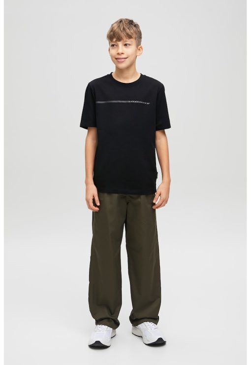 Tricou cu decolteu la baza gatului si logo discret-BAIETI/IMBRACAMINTE/Tricouri si maiouri-IMBRACAMINTE/Tricouri si maiouri