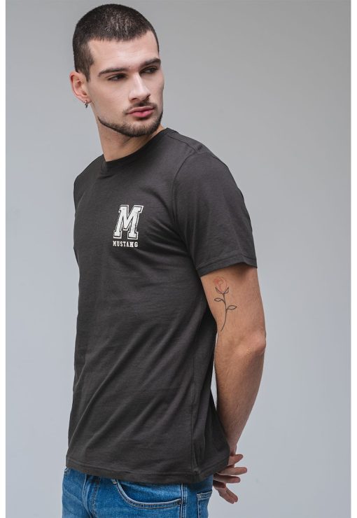 Tricou cu decolteu la baza gatului si logo pe piept Austin-BARBATI/IMBRACAMINTE/Tricouri si maiouri-IMBRACAMINTE/Tricouri si maiouri