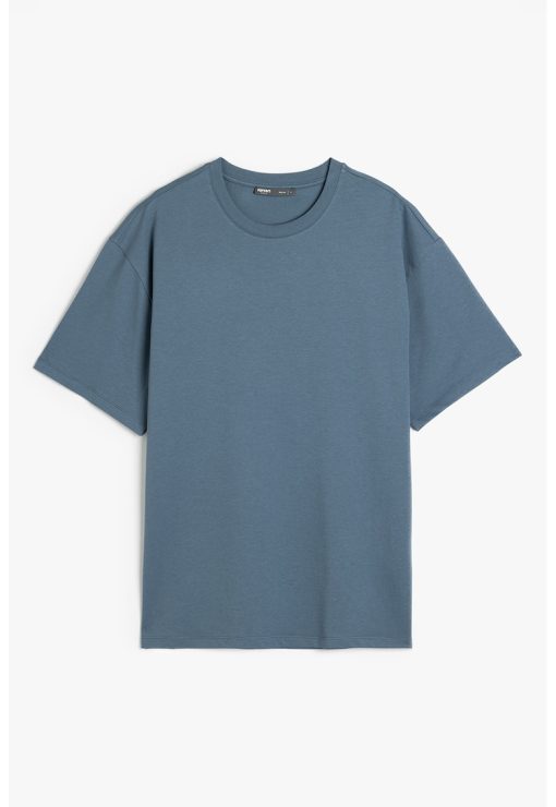 Tricou cu decolteu la baza gatului si maneci cazute-BARBATI/IMBRACAMINTE/Tricouri si maiouri-IMBRACAMINTE/Tricouri si maiouri