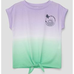 Tricou cu decolteu la baza gatului si nod frontal-FETE/IMBRACAMINTE/Tricouri si maiouri-IMBRACAMINTE/Tricouri si maiouri