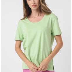 Tricou cu decolteu rotund-FEMEI/IMBRACAMINTE/Tricouri si maiouri-IMBRACAMINTE/Tricouri si maiouri