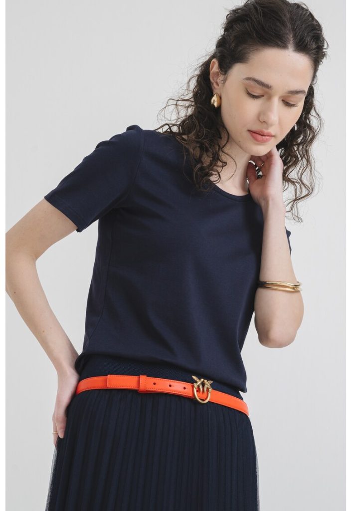 Tricou cu decolteu rotund-FEMEI/IMBRACAMINTE/Tricouri si maiouri-IMBRACAMINTE/Tricouri si maiouri