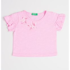 Tricou cu detaliu text-FETE/IMBRACAMINTE/Tricouri si maiouri-IMBRACAMINTE/Tricouri si maiouri