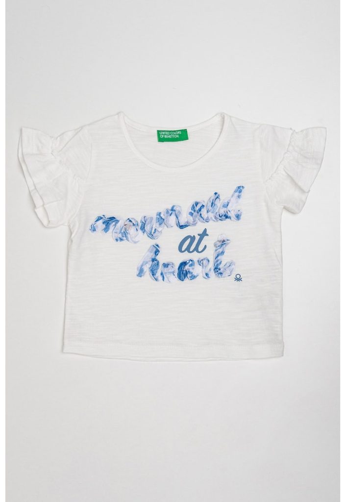 Tricou cu detaliu text-FETE/IMBRACAMINTE/Tricouri si maiouri-IMBRACAMINTE/Tricouri si maiouri