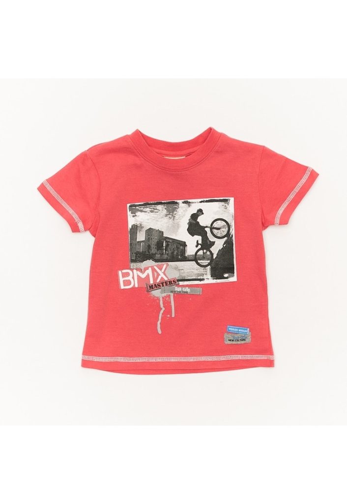 Tricou cu imprimeu baieti - BMX Masters - 26310-BAIETI/IMBRACAMINTE/Tricouri si maiouri-IMBRACAMINTE/Tricouri si maiouri
