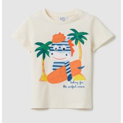 Tricou cu imprimeu contrastant-BAIETI/IMBRACAMINTE/Tricouri si maiouri-IMBRACAMINTE/Tricouri si maiouri