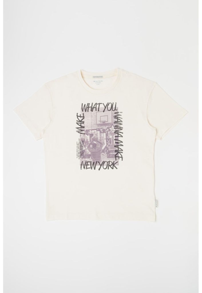 Tricou cu imprimeu frontal-BAIETI/IMBRACAMINTE/Tricouri si maiouri-IMBRACAMINTE/Tricouri si maiouri