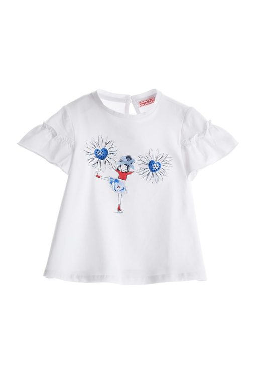 Tricou cu imprimeu grafic-FETE/IMBRACAMINTE/Tricouri si maiouri-IMBRACAMINTE/Tricouri si maiouri