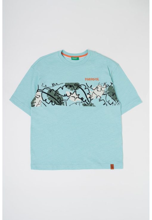 Tricou cu imprimeu grafic-BAIETI/IMBRACAMINTE/Tricouri si maiouri-IMBRACAMINTE/Tricouri si maiouri
