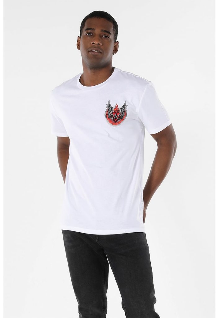 Tricou cu imprimeu grafic-BARBATI/IMBRACAMINTE/Tricouri si maiouri-IMBRACAMINTE/Tricouri si maiouri