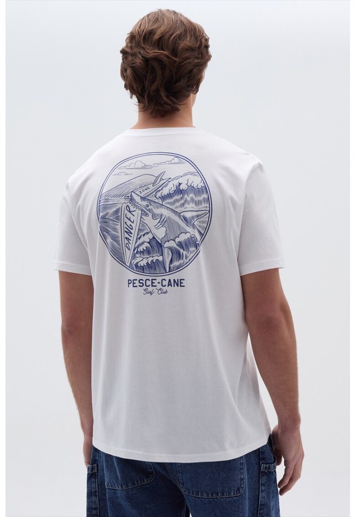 Tricou cu imprimeu grafic-BARBATI/IMBRACAMINTE/Tricouri si maiouri-IMBRACAMINTE/Tricouri si maiouri