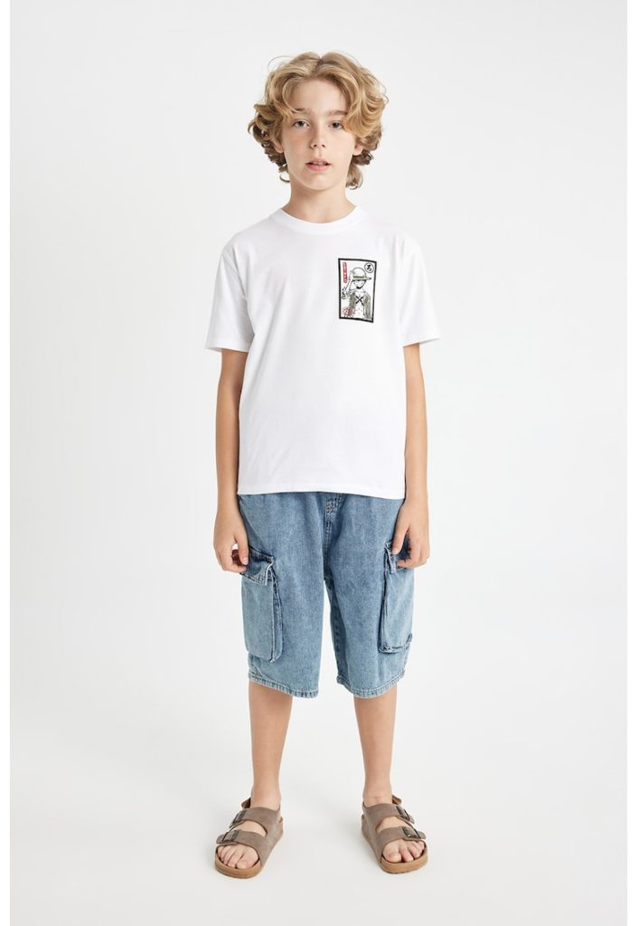 Tricou cu imprimeu grafic-BAIETI/IMBRACAMINTE/Tricouri si maiouri-IMBRACAMINTE/Tricouri si maiouri