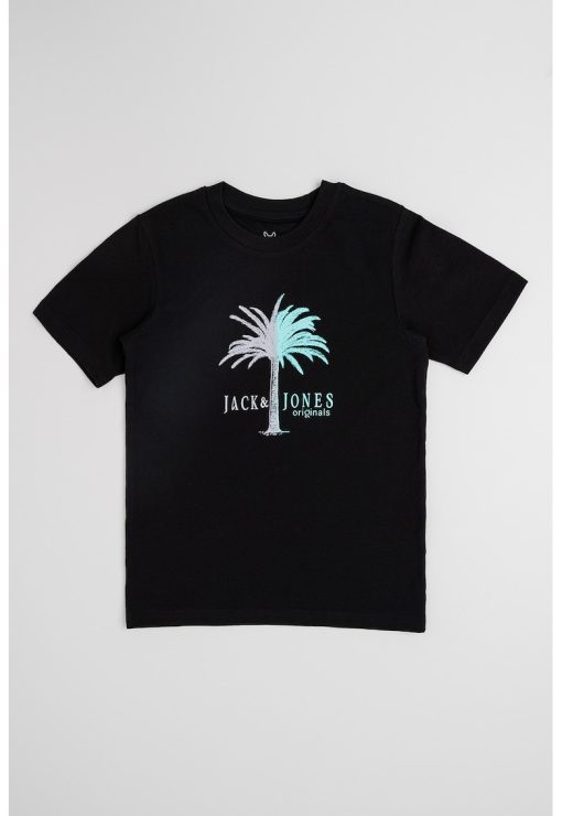 Tricou cu imprimeu si decolteu la baza gatului-BAIETI/IMBRACAMINTE/Tricouri si maiouri-IMBRACAMINTE/Tricouri si maiouri