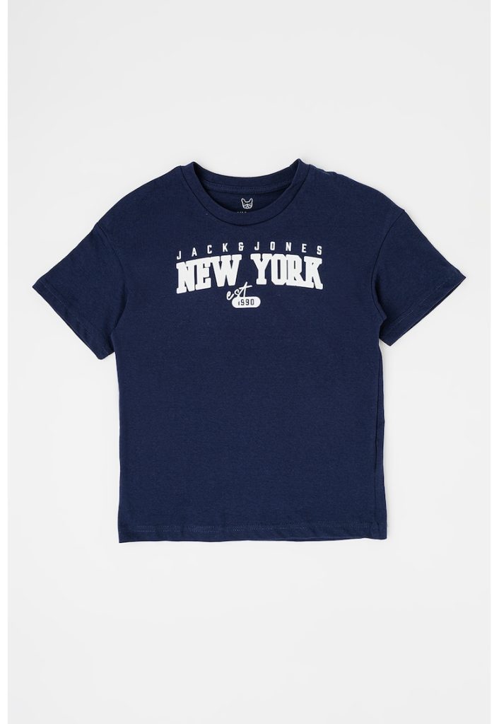Tricou cu imprimeu text-BAIETI/IMBRACAMINTE/Tricouri si maiouri-IMBRACAMINTE/Tricouri si maiouri