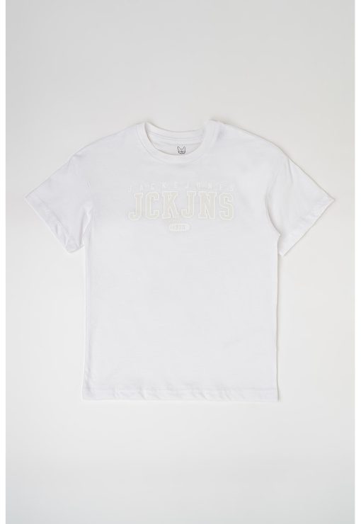 Tricou cu imprimeu text-BAIETI/IMBRACAMINTE/Tricouri si maiouri-IMBRACAMINTE/Tricouri si maiouri