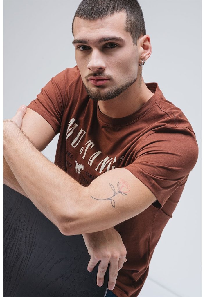 Tricou cu logo Austin-BARBATI/IMBRACAMINTE/Tricouri si maiouri-IMBRACAMINTE/Tricouri si maiouri