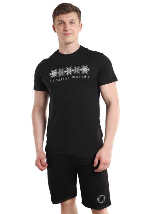 Tricou cu mânecă scurtă cu imprimeu-BARBATI/IMBRACAMINTE/Tricouri si maiouri-IMBRACAMINTE/Tricouri si maiouri