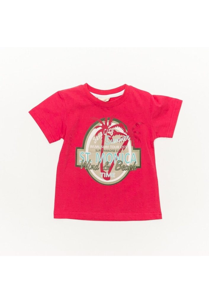 Tricou cu model - St. Monica - 30320-BAIETI/IMBRACAMINTE/Tricouri si maiouri-IMBRACAMINTE/Tricouri si maiouri