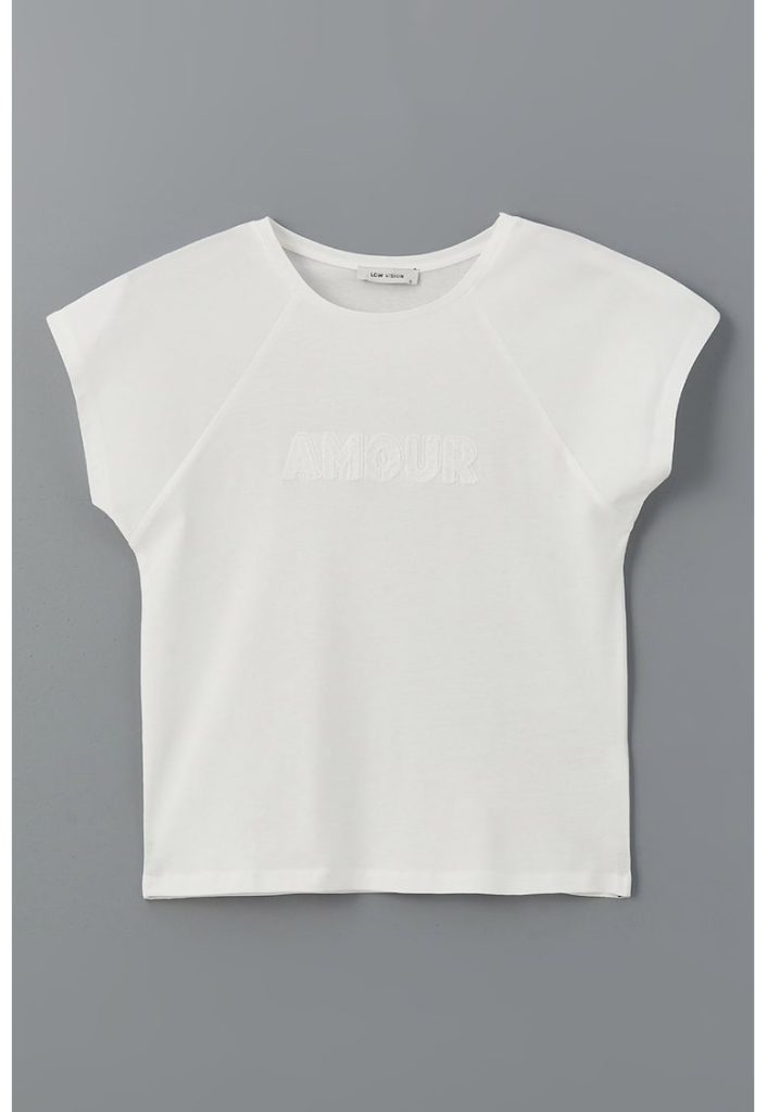 Tricou cu model text-FEMEI/IMBRACAMINTE/Tricouri si maiouri-IMBRACAMINTE/Tricouri si maiouri