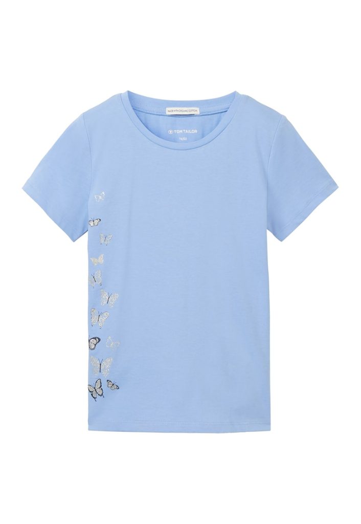 Tricou de bumbac cu imprimeu-FETE/IMBRACAMINTE/Tricouri si maiouri-IMBRACAMINTE/Tricouri si maiouri