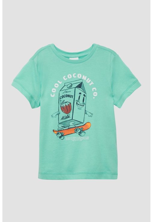 Tricou de bumbac cu imprimeu-BAIETI/IMBRACAMINTE/Tricouri si maiouri-IMBRACAMINTE/Tricouri si maiouri