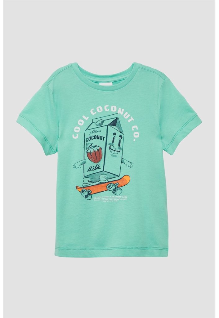 Tricou de bumbac cu imprimeu-BAIETI/IMBRACAMINTE/Tricouri si maiouri-IMBRACAMINTE/Tricouri si maiouri