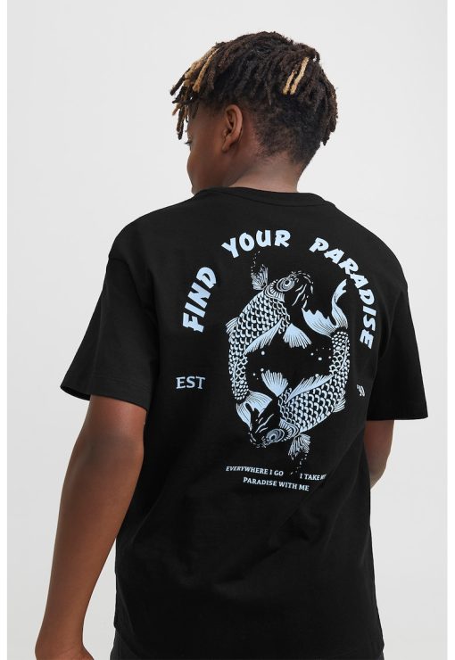 Tricou de bumbac cu imprimeu-BAIETI/IMBRACAMINTE/Tricouri si maiouri-IMBRACAMINTE/Tricouri si maiouri