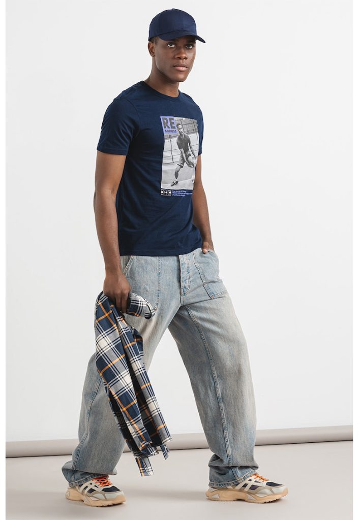 Tricou de bumbac cu imprimeu foto-BARBATI/IMBRACAMINTE/Tricouri si maiouri-IMBRACAMINTE/Tricouri si maiouri
