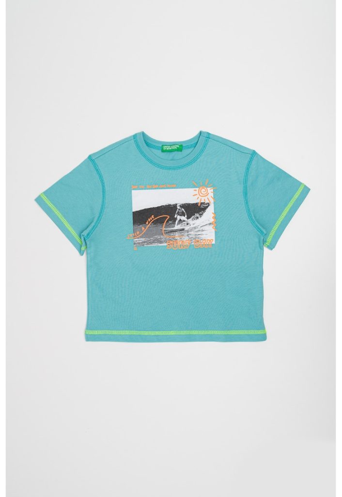 Tricou de bumbac cu imprimeu grafic-BAIETI/IMBRACAMINTE/Tricouri si maiouri-IMBRACAMINTE/Tricouri si maiouri
