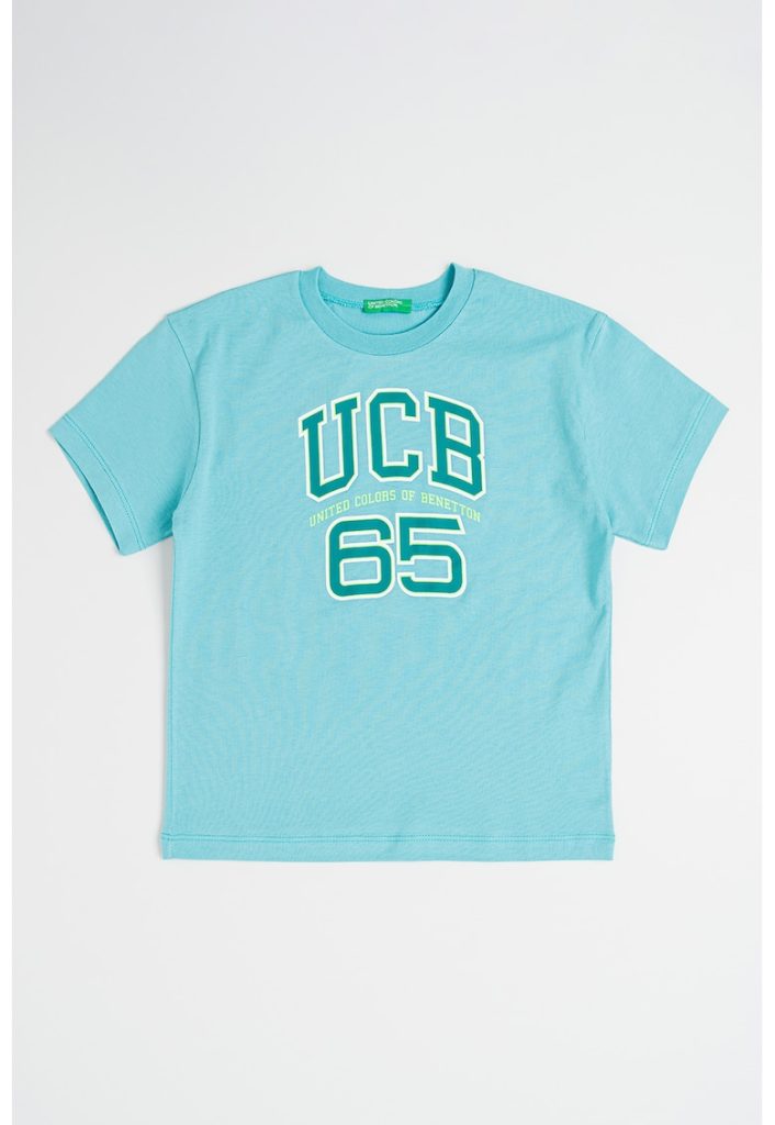 Tricou de bumbac cu imprimeu logo-BAIETI/IMBRACAMINTE/Tricouri si maiouri-IMBRACAMINTE/Tricouri si maiouri