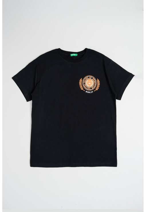 Tricou de bumbac cu imprimeu logo-BAIETI/IMBRACAMINTE/Tricouri si maiouri-IMBRACAMINTE/Tricouri si maiouri