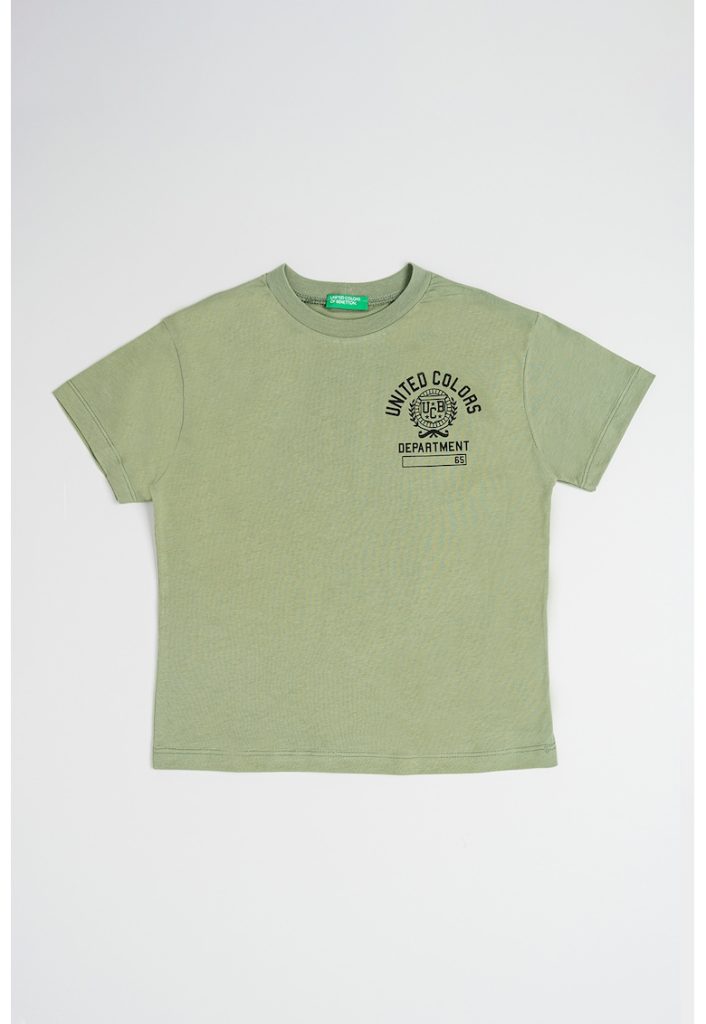 Tricou de bumbac cu imprimeu logo-BAIETI/IMBRACAMINTE/Tricouri si maiouri-IMBRACAMINTE/Tricouri si maiouri