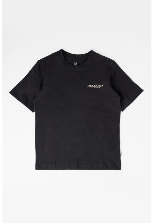 Tricou de bumbac cu logo-BAIETI/IMBRACAMINTE/Tricouri si maiouri-IMBRACAMINTE/Tricouri si maiouri