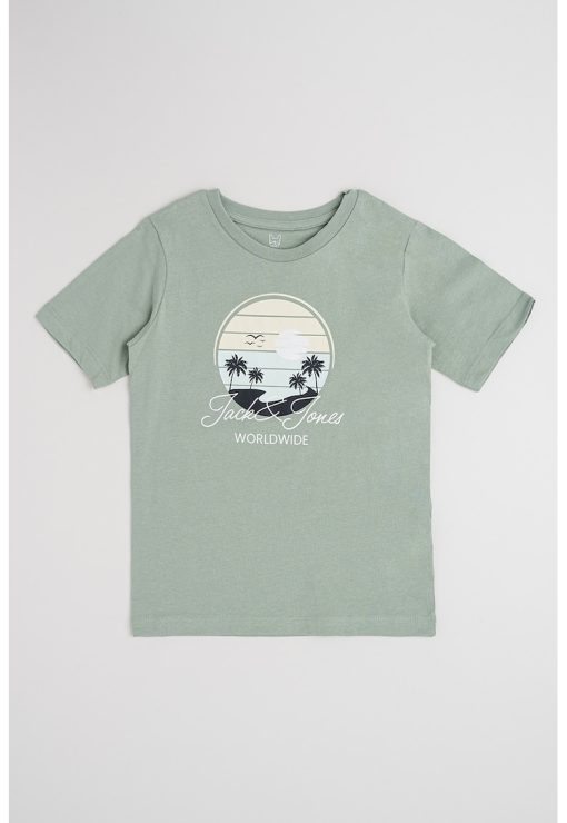 Tricou de bumbac cu logo-BAIETI/IMBRACAMINTE/Tricouri si maiouri-IMBRACAMINTE/Tricouri si maiouri