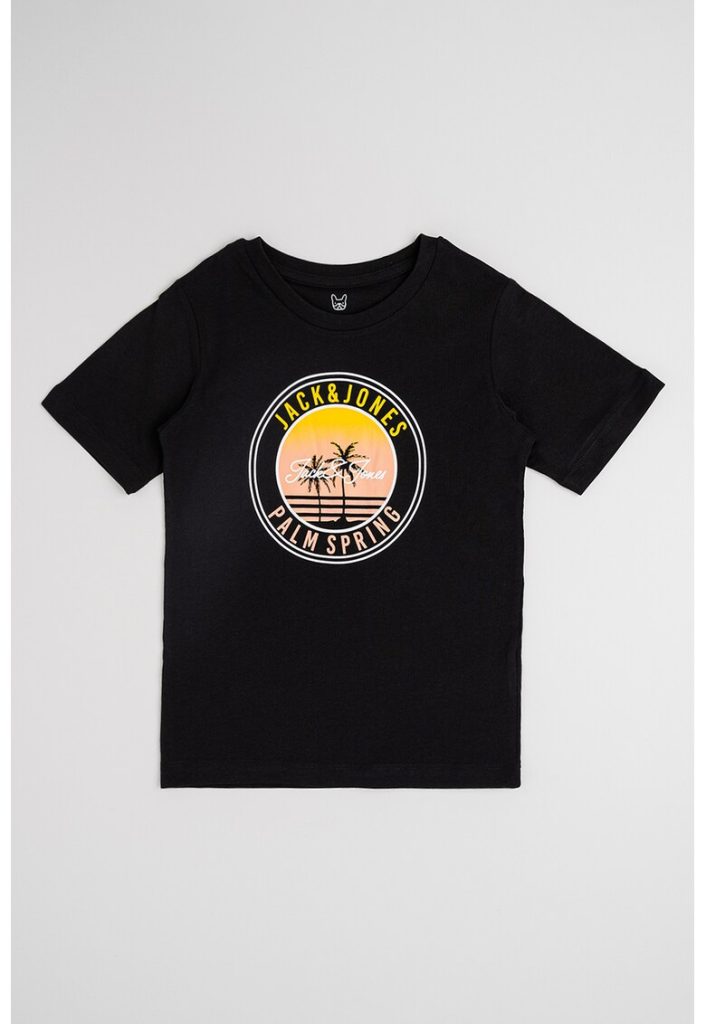 Tricou de bumbac cu logo-BAIETI/IMBRACAMINTE/Tricouri si maiouri-IMBRACAMINTE/Tricouri si maiouri