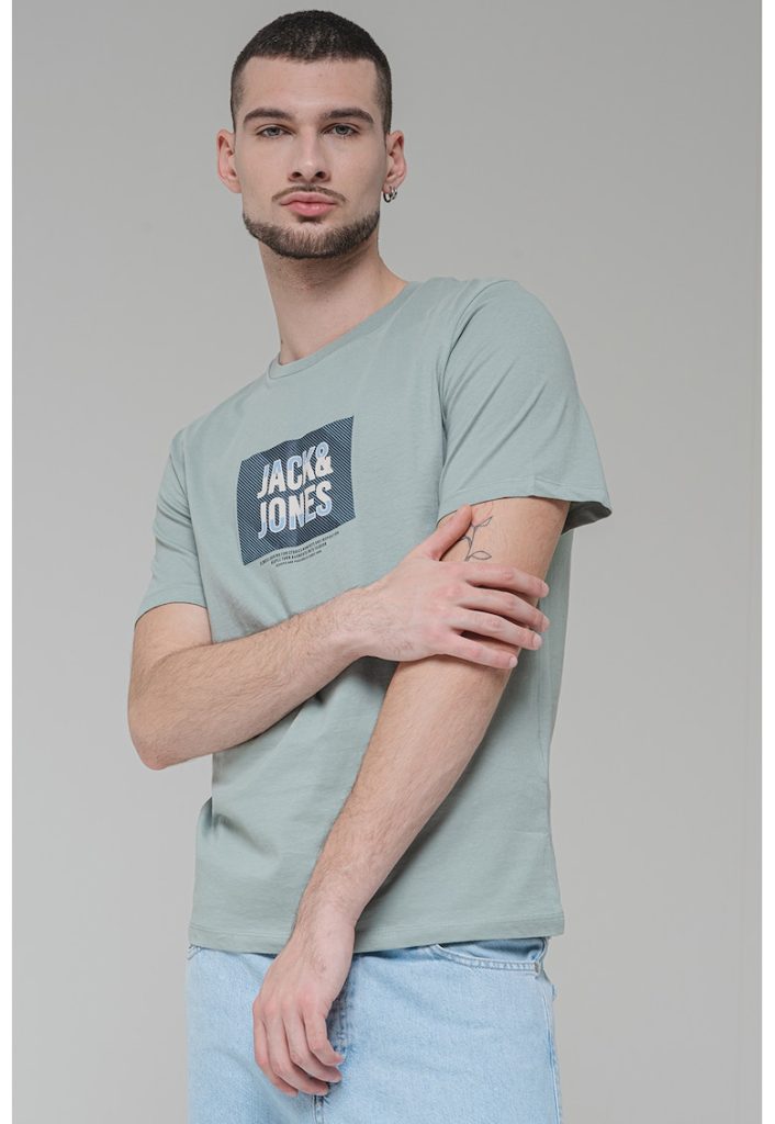 Tricou de bumbac cu logo Hudson-BARBATI/IMBRACAMINTE/Tricouri si maiouri-IMBRACAMINTE/Tricouri si maiouri