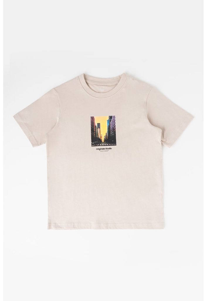 Tricou de bumbac cu model grafic-BAIETI/IMBRACAMINTE/Tricouri si maiouri-IMBRACAMINTE/Tricouri si maiouri