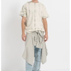 Tricou de bumbac organic cu model tie-dye-BARBATI/IMBRACAMINTE/Tricouri si maiouri-IMBRACAMINTE/Tricouri si maiouri