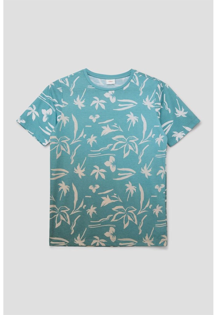 Tricou din amestec de bumbac cu imprimeu-BAIETI/IMBRACAMINTE/Tricouri si maiouri-IMBRACAMINTE/Tricouri si maiouri