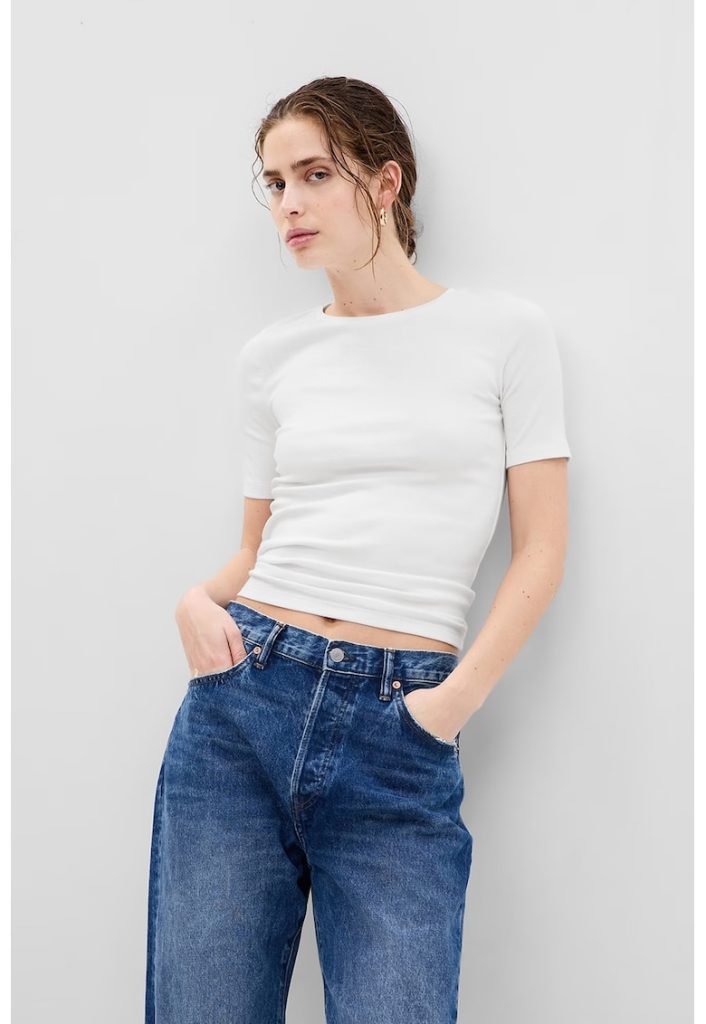 Tricou din amestec de modal-FEMEI/IMBRACAMINTE/Tricouri si maiouri-IMBRACAMINTE/Tricouri si maiouri