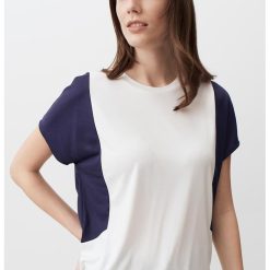 Tricou din amestec de modal cu model colorblock-FEMEI/IMBRACAMINTE/Tricouri si maiouri-IMBRACAMINTE/Tricouri si maiouri
